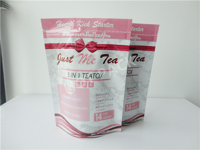 Self Adhesive Plastic Stand Up Pouch Packaging Bags Customized Laminated Printing