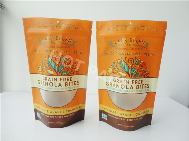 Organical Activated Raw / Wild Pili Nuts Zip Lock Stand up Packaging Pouches