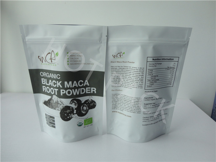 Resealable Plastic Stand Up Packaging Bags With Zipper Leak Proof Eco Friendly
