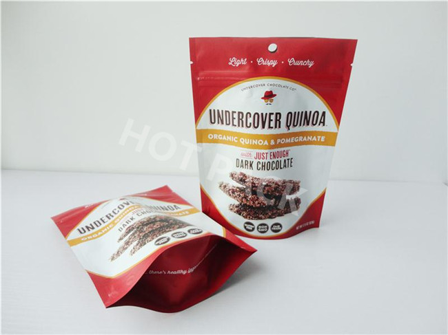 Nutify Chili / Lime Laminated Foil Resealable Stand up Bags With Zipper