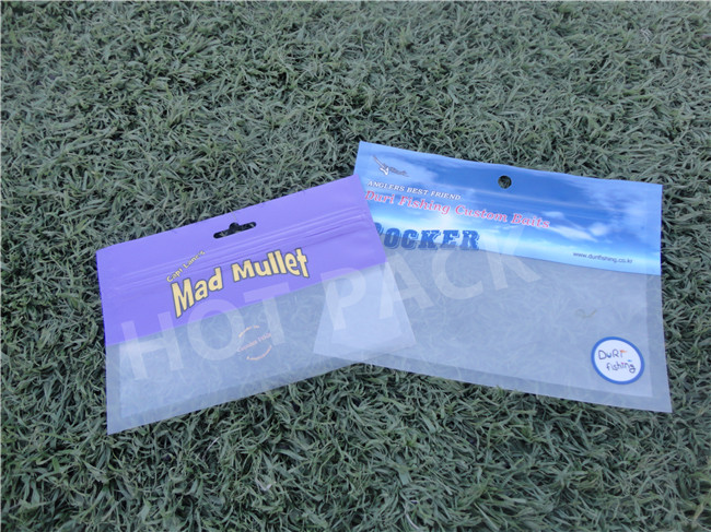 Small Clear Plastic Fishing Worm Bag Multi Colors Simply Processed 0.02mm