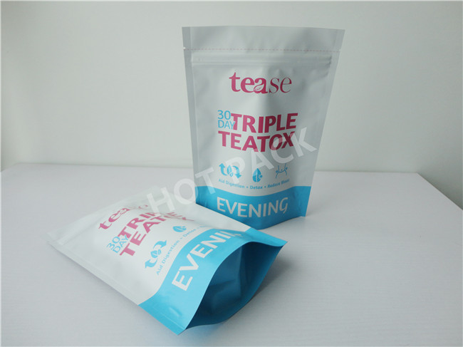 Food Grade Dried Fruit Resealable Stand Up Pouches Bags With Tear Notch