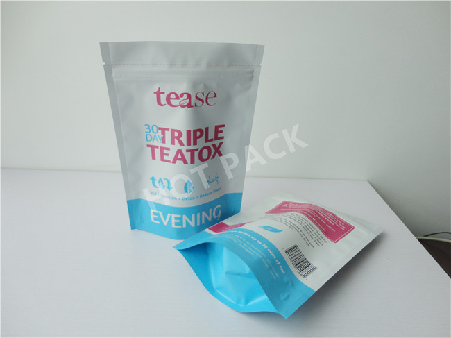 Food Grade Dried Fruit Resealable Stand Up Pouches Bags With Tear Notch