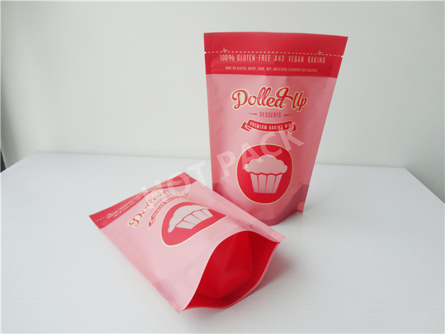 Laminatied Resealable Smart Food Balance Cruch Stand Up Pouch With Ziplock