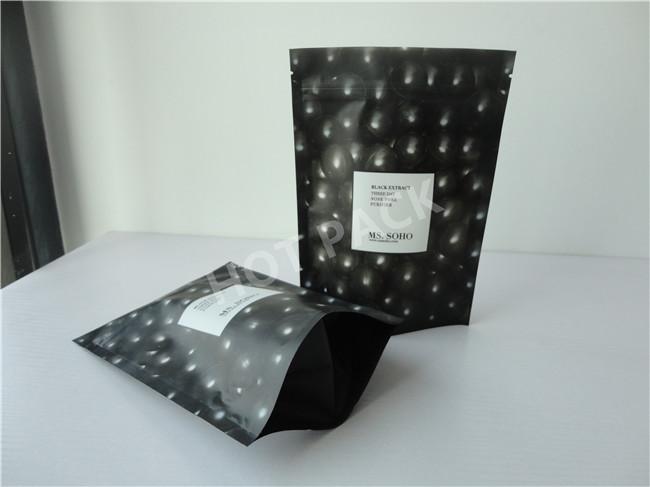 Organic Matcha Tea Stand Up Plastic Bags , Eco Friendly Stand Up Pouches