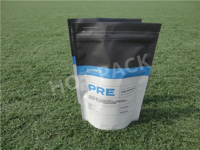 Reclosable Rice Paper Stand Up Zip Pouches , Clear Resealable Plastic Bags