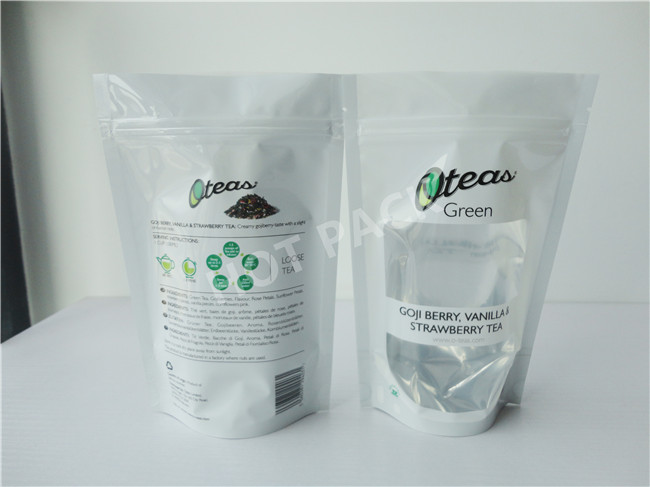 Different Sizes Plastic Stand Up Food Pouches , Custom Printed Poly Bags