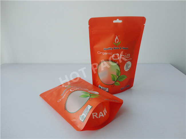 Organic Goji Berry / Vanilla / Strawberry Tea Stand Up Bag With Window