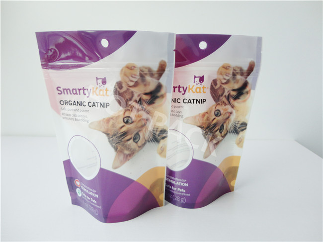 Beauty Full Hair Organic Laminated foil Stand up Packaging Bag With Zipper