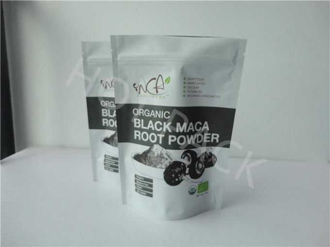 Resealable Plastic Stand Up Packaging Bags With Zipper Leak Proof Eco Friendly