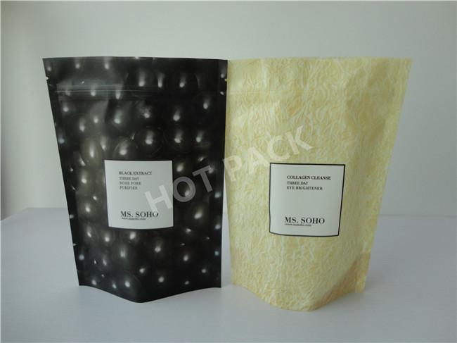 Coffee / Chinese Tea Plastic Packaging Pouch Bags Foil Gusseted Oxygen - Proof