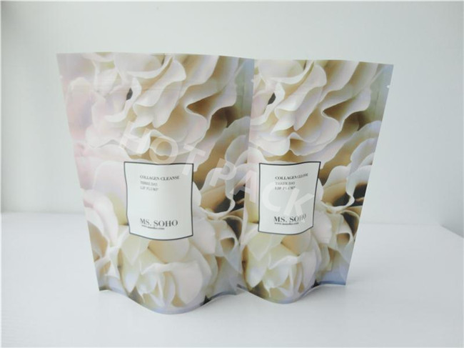 Food Grade Stand Up Pouch Bags For Food Packaging , Resealable Foil Food Packaging