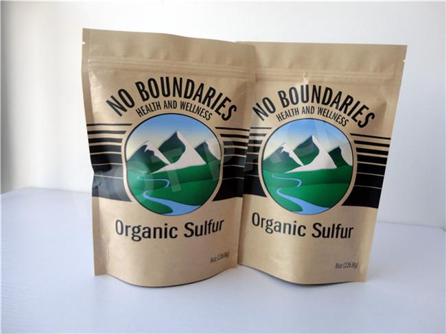 Private Label Tea / Snack Packaging Bags Customized 0 - 9 Colors Leak Proof