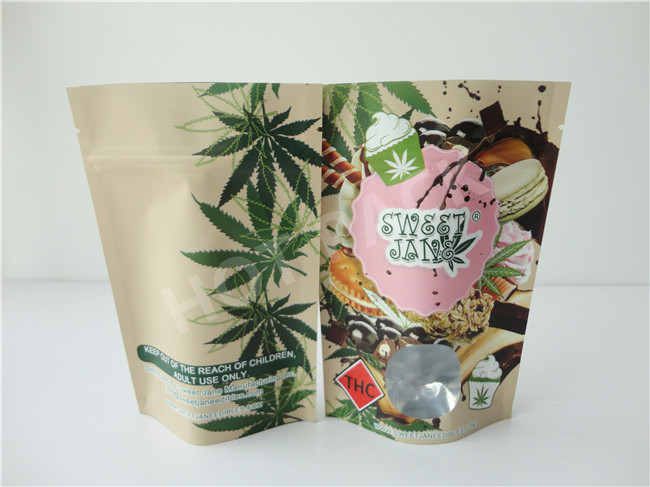 Aluminum Foil Lined Coated Packaging Bags Plastic Resealable Stand Up Style
