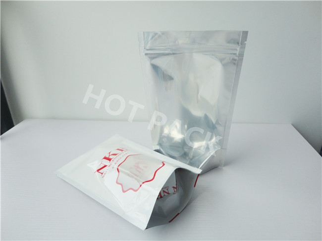 Orange Printing Milk Powder Packing Sachets , Packaging Powder Products