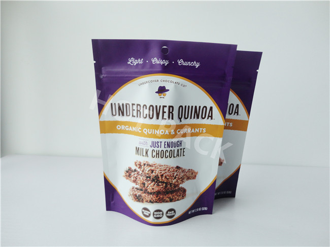 Orange Printing Milk Powder Packing Sachets , Packaging Powder Products