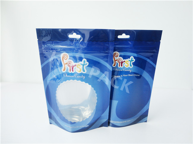 Resealable Foil 3oz Powder Packaging Bags With Top Zip Customized 0 - 9 Colors