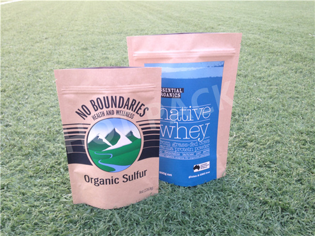 Fresh Roasted Packaging Coffee Bags , Stand Up Ziplock Individual Coffee Pouch Bags