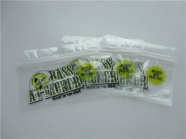 Plastic Laminated Foil Fishing Worm Bag Environmental Protection