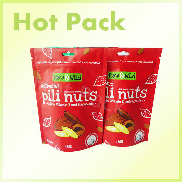 Nuts stand up bag with special type