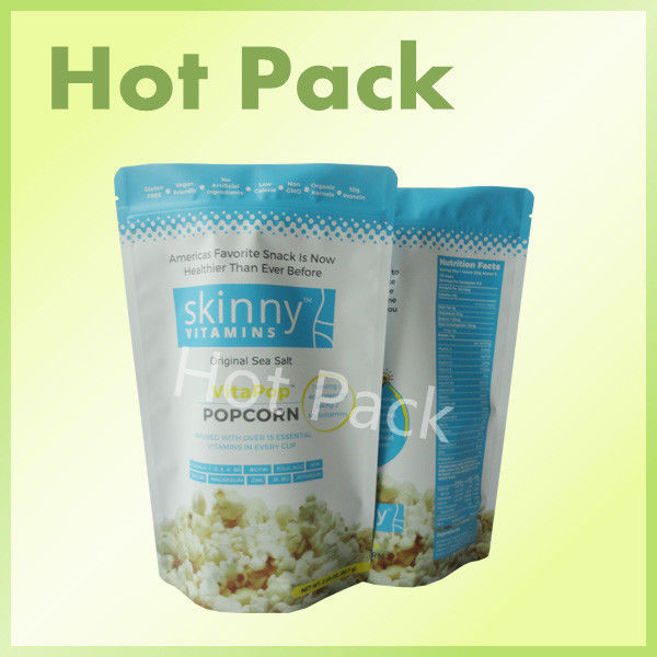 Sea Salt Popcorn stand up pouch
