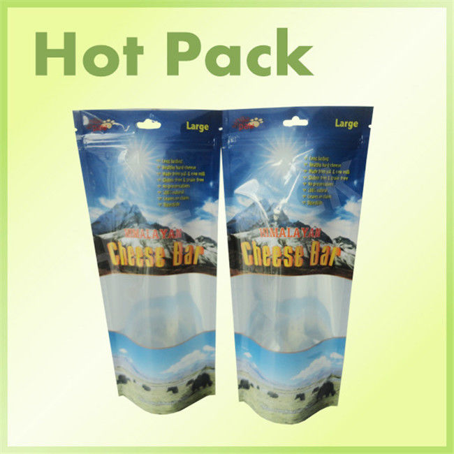 aluminum foil stand up pet food packing bag