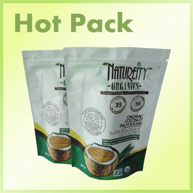 food grade foil zip lock bag stand up pouch with zipper