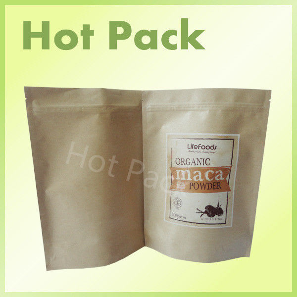 heat seal kraft paper bags for food packaging