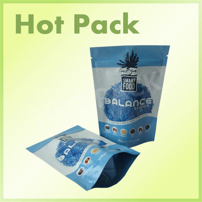 laminated material zipper bag stand up pouch with zipper