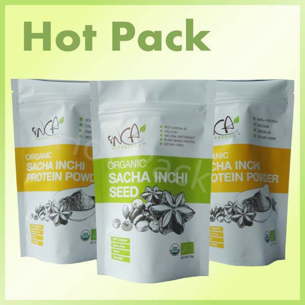 matte Protein Powder food grade stand up pouch