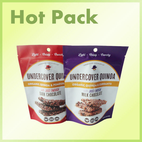 plastic custom food grade stand up zipper bag