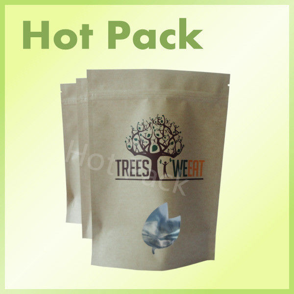 printed snack bag customized stand up kraft bag
