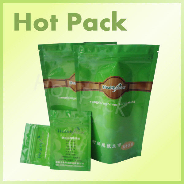 stand up pouch with zipper for food