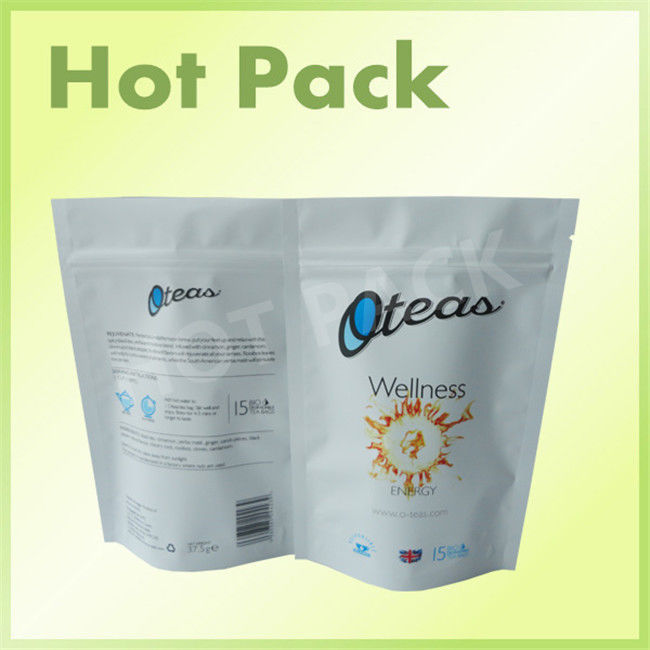 stand up whey protein powder bag with ziplock