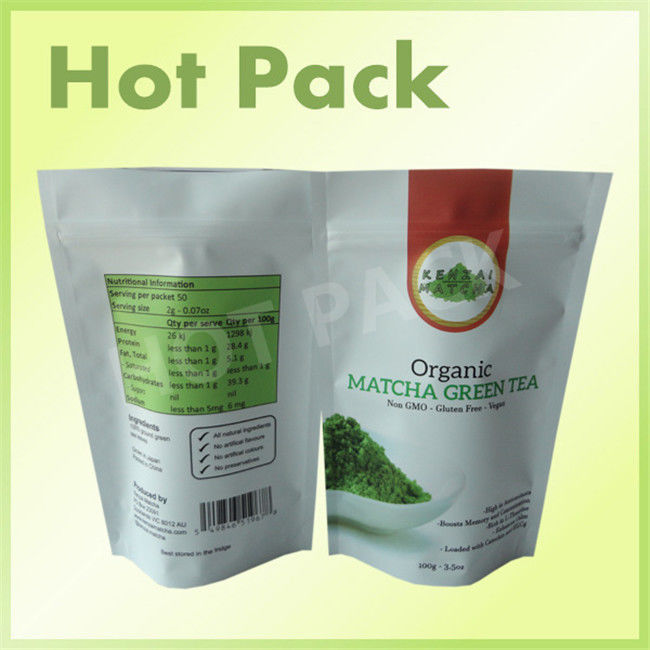 stand up zipper pouch for food packing