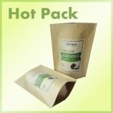 kraft paper ziplock bag 
