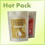 natural kraft stand up zip pouch without printing