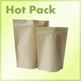 kraft paper stand up pouch for coffee