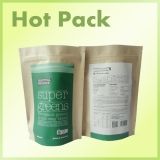 Factory sales ziplock stand up kraft paper bag