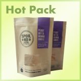 Resealable kraft paper bag for cacao power
