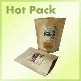 kraft paper packaing bags with aluminum foil
