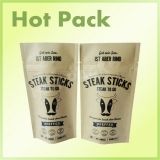 resealable kraft paper stand up bag