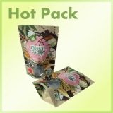 zipper kraft paper stand up pouches