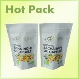 custom plastic standing up food packaging bag