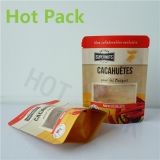 Custom Printed Waterproof Brown Kraft Paper Bag with Clear Window for Food