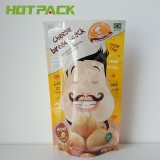 Standing Up Plastic Bag With Tear Notch