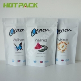 White Mylar Zipper Bag