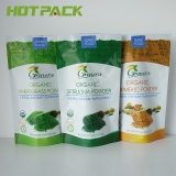 Stand Up Zipper Bag For Powder