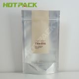 Kraft Paper Standing Bag With Ziplock