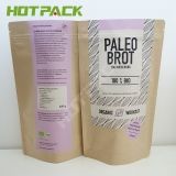 Aluminium Foil Packaging Stand Up Pouch With Zipper